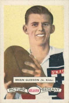 1958 Atlantic Petrol Stations Victorian League Stars #5 Brian Gleeson Front